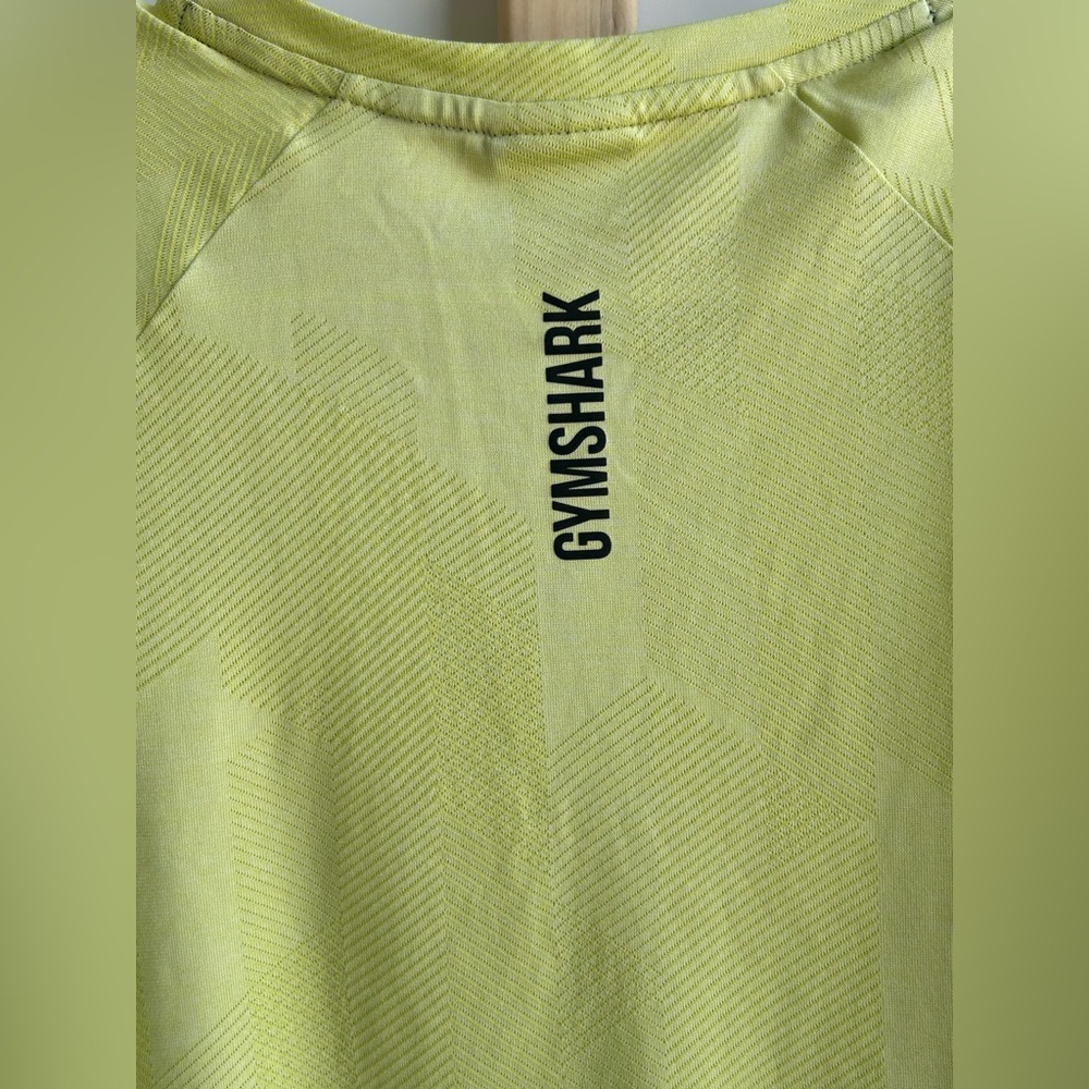 Gymshark | Yellow Short Sleeve Athletic Tee | Size XL - Picture 5 of 5